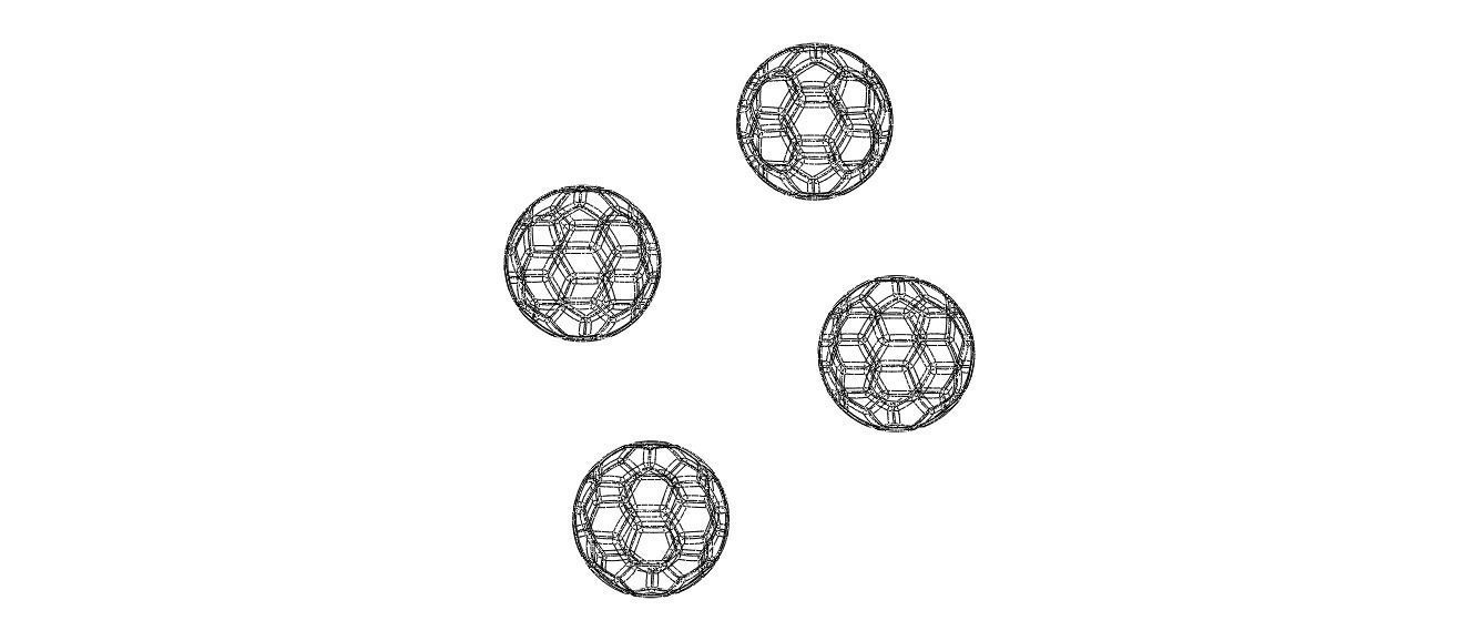 Coloured Plastic Football Ball 20 cm 3D print model_32