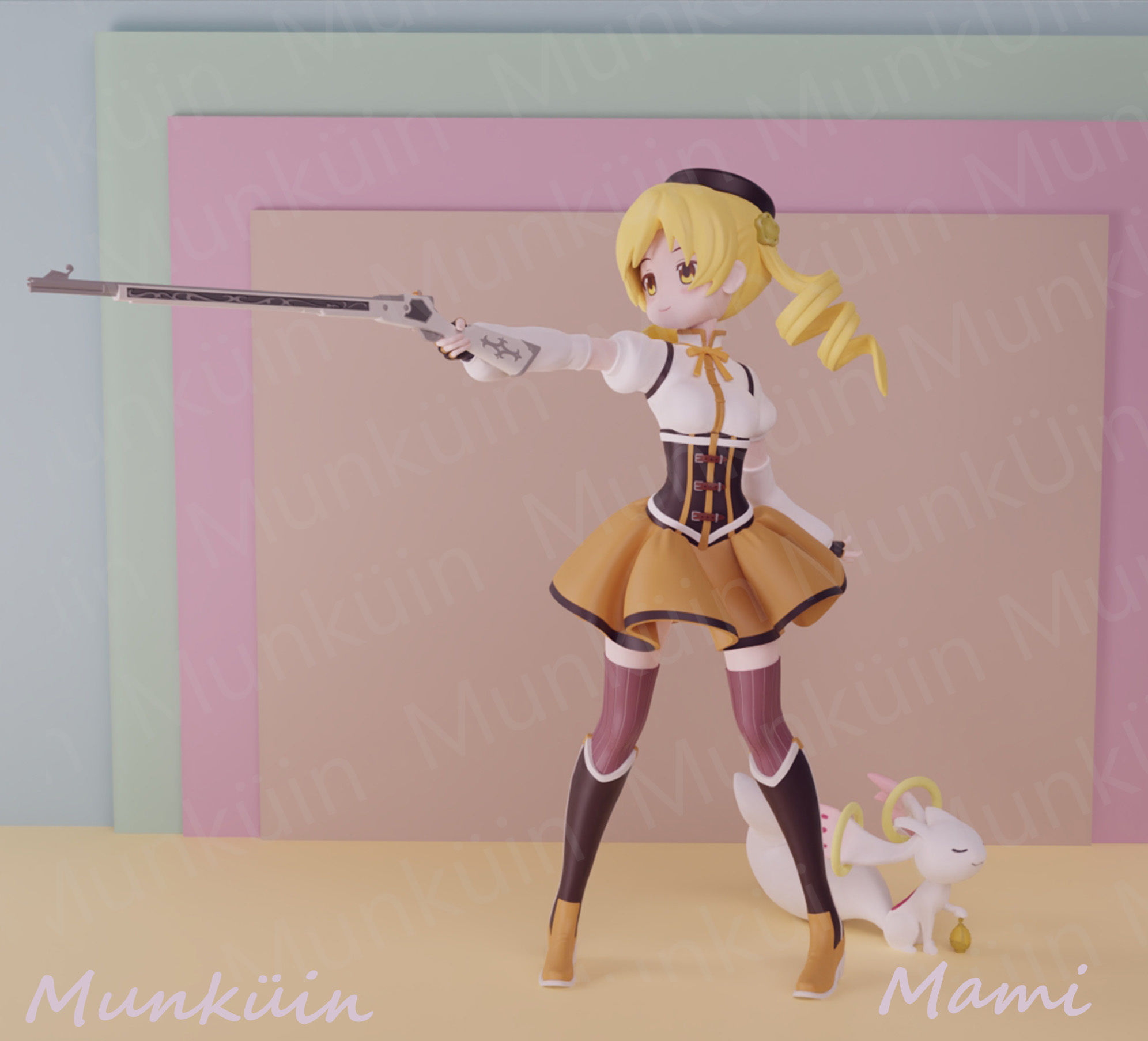 Mami Tomoe 3D print model_3