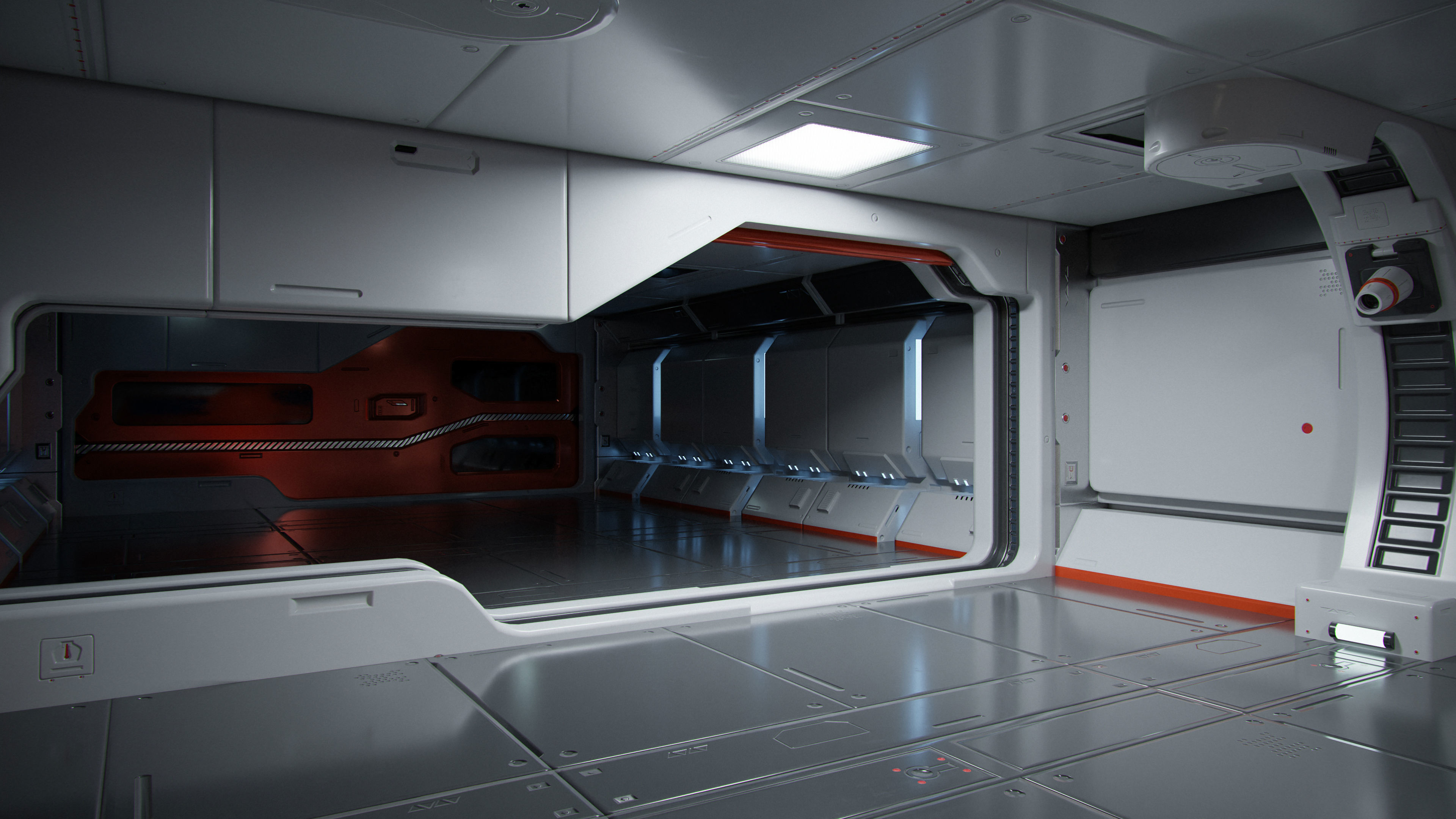 Moon Base Scan Room Low-poly 3D model_4