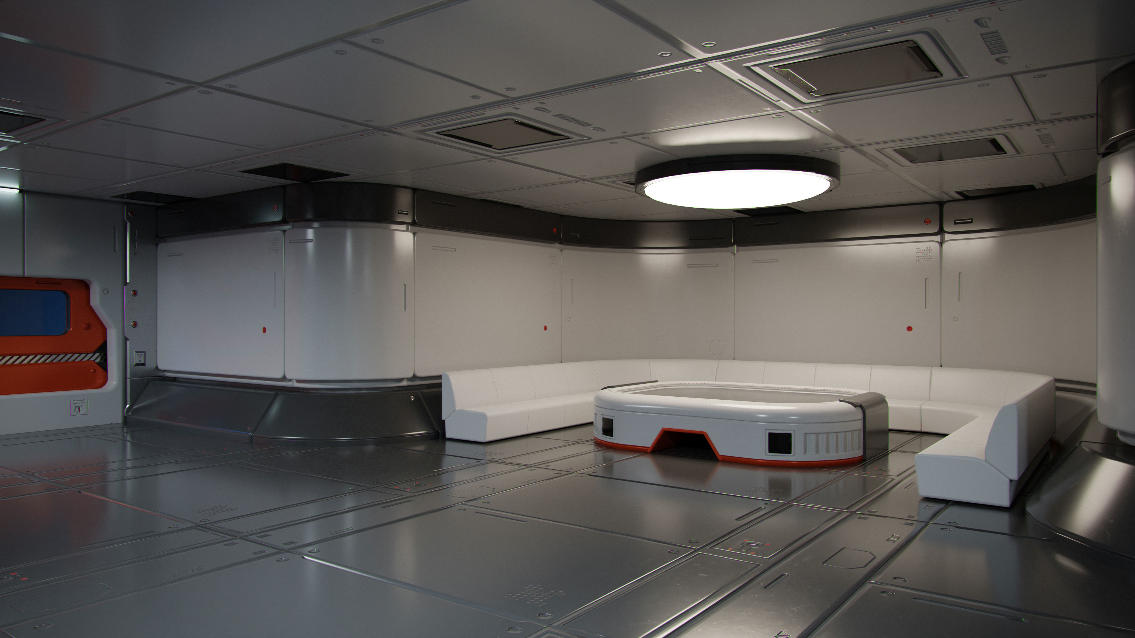 Moon Base Scan Room Low-poly 3D model_6