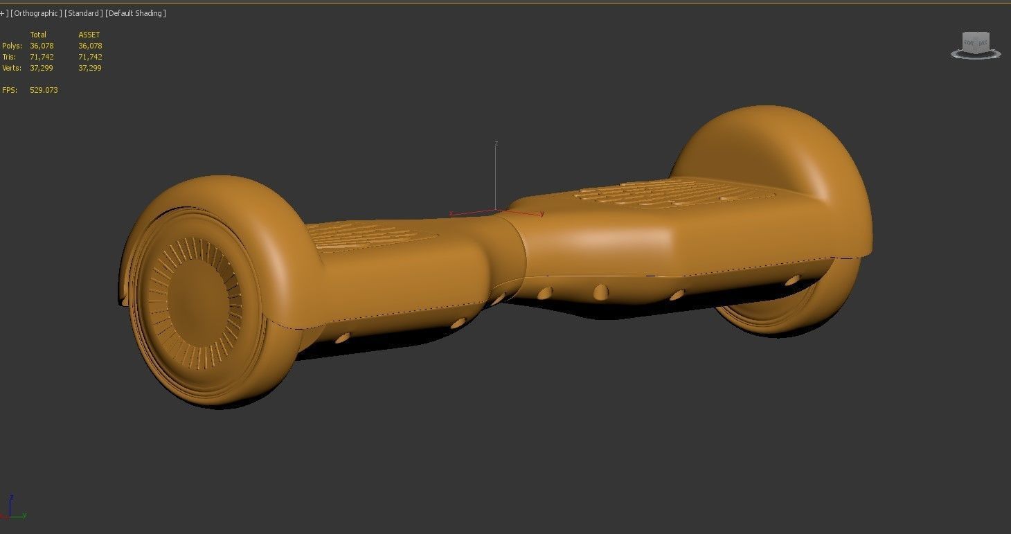 Smart Balance Wheel 3D model_2