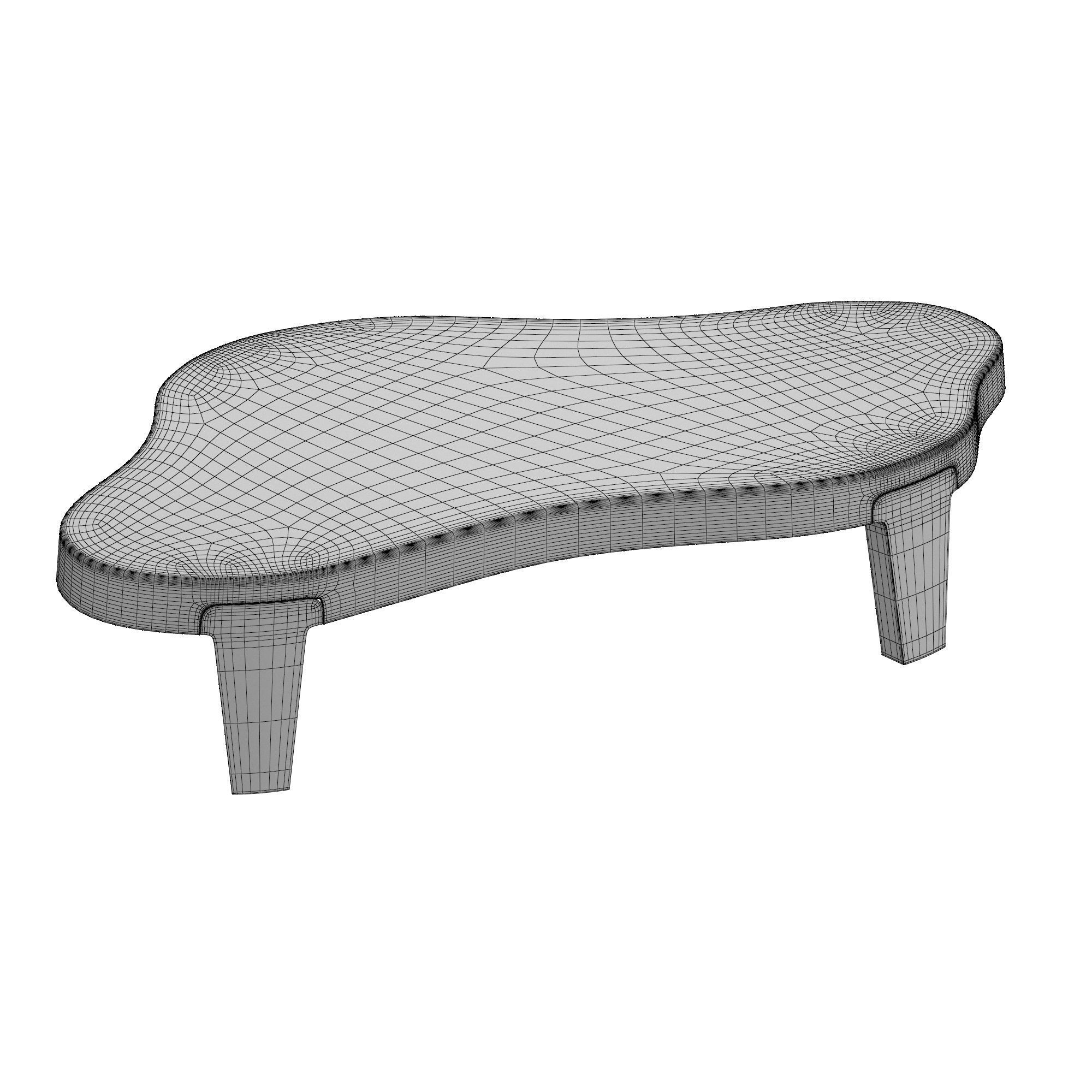 Isola Coffee Table 3D model_5