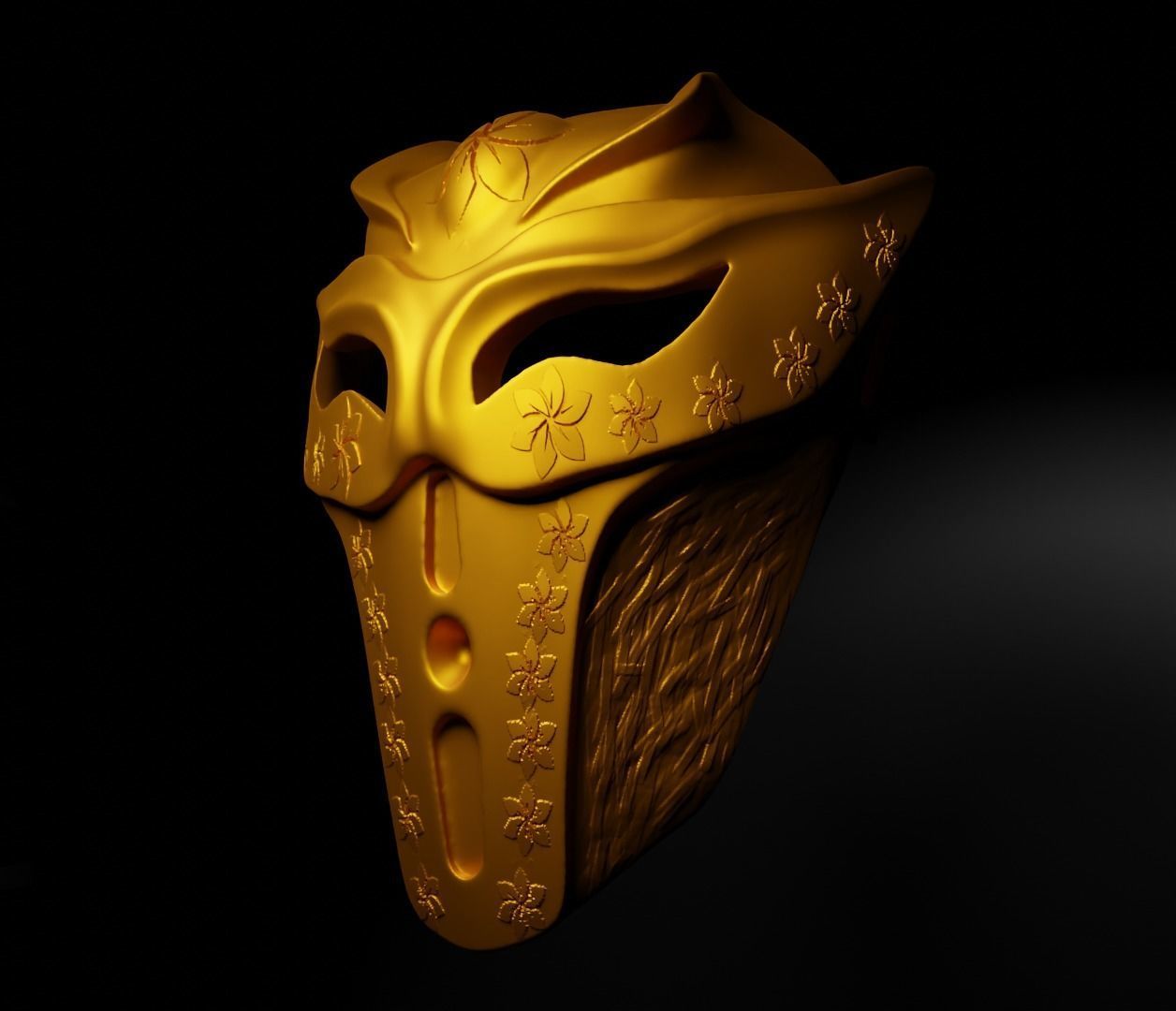 Super Hero Cosplay Face Mask 3D print model_17