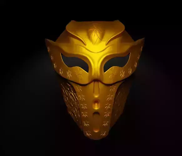 Super Hero Cosplay Face Mask 3D print model