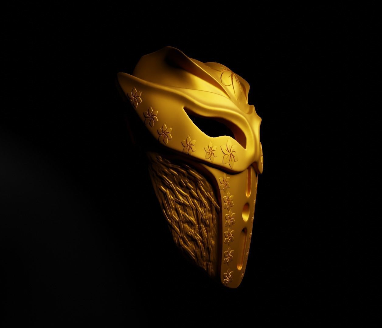 Super Hero Cosplay Face Mask 3D print model_18