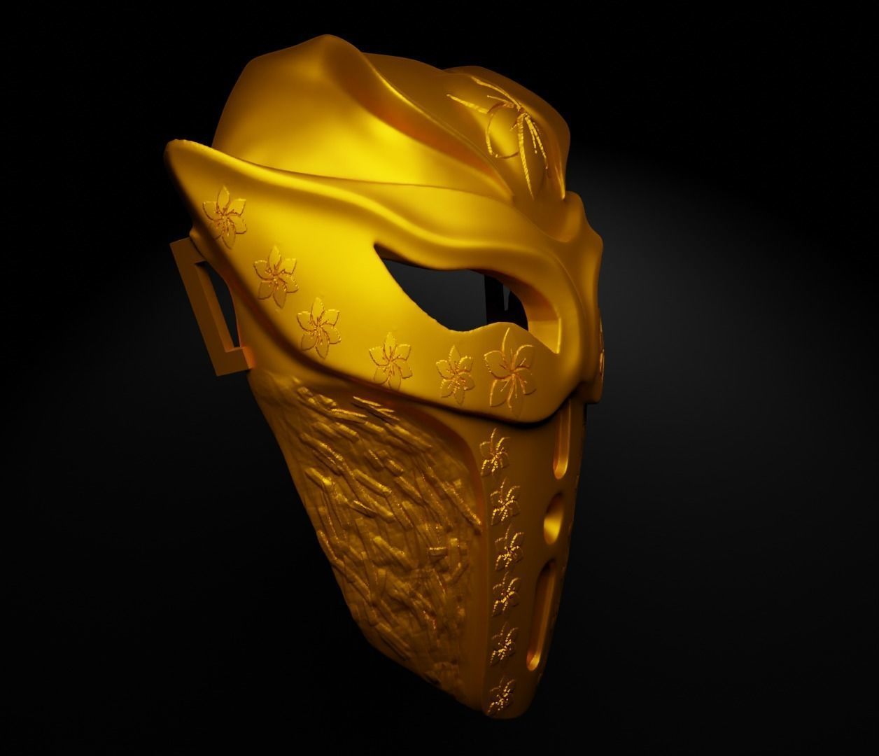 Super Hero Cosplay Face Mask 3D print model_25
