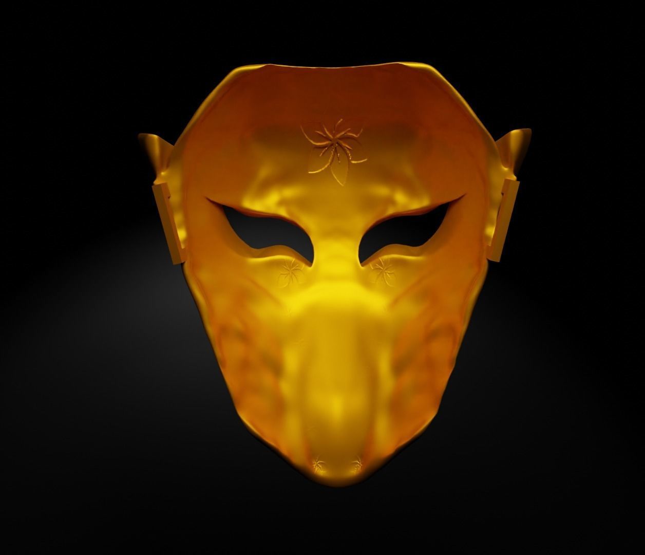 Super Hero Cosplay Face Mask 3D print model_23