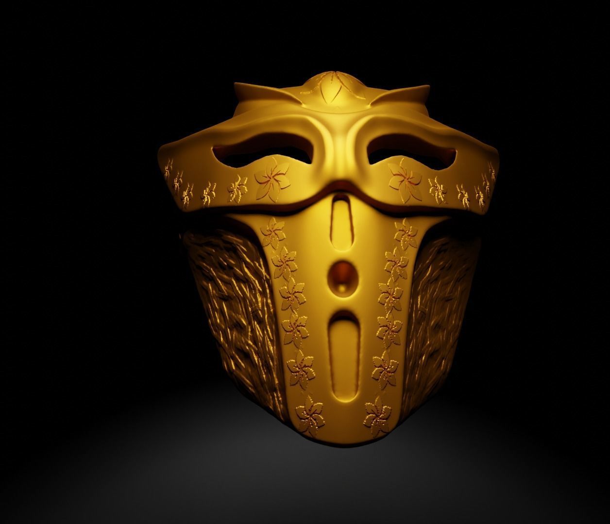 Super Hero Cosplay Face Mask 3D print model_19