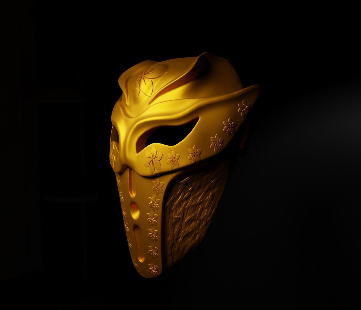 Super Hero Cosplay Face Mask 3D print model_20