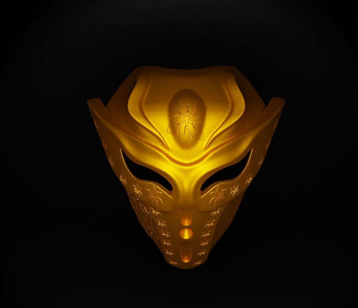 Super Hero Cosplay Face Mask 3D print model_16