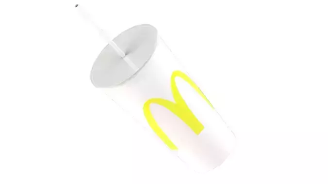 Mcdonalds cup 500 ml 3D print model