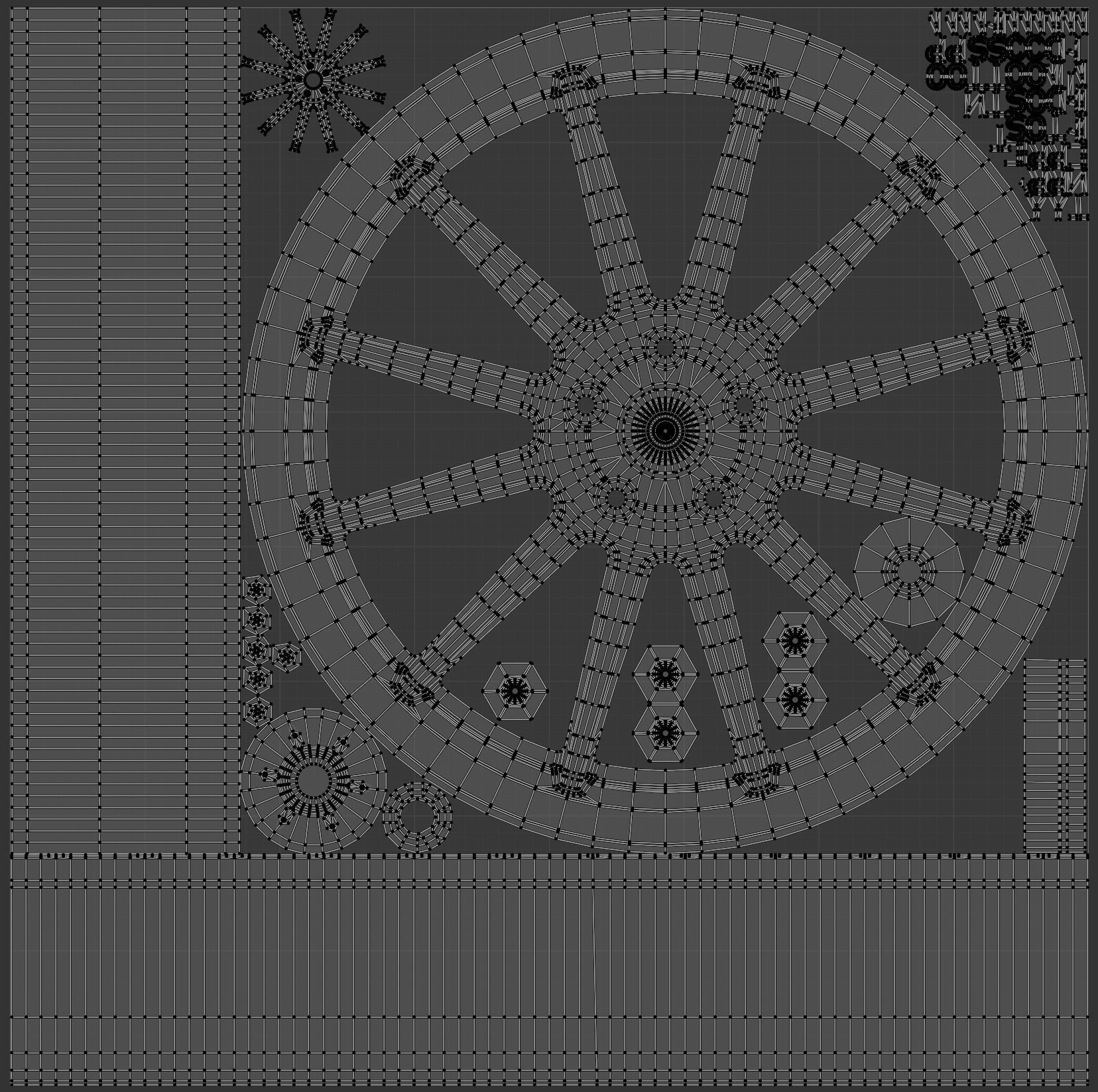 Team Dynamics Pro Race 1-2 - Wheels - Game Ready - Textured Low-poly 3D model_25