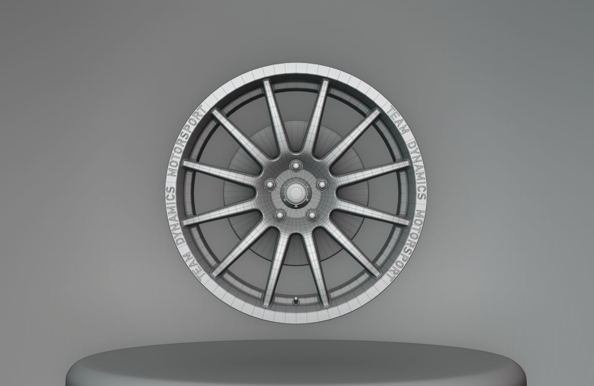 Team Dynamics Pro Race 1-2 - Wheels - Game Ready - Textured Low-poly 3D model_10