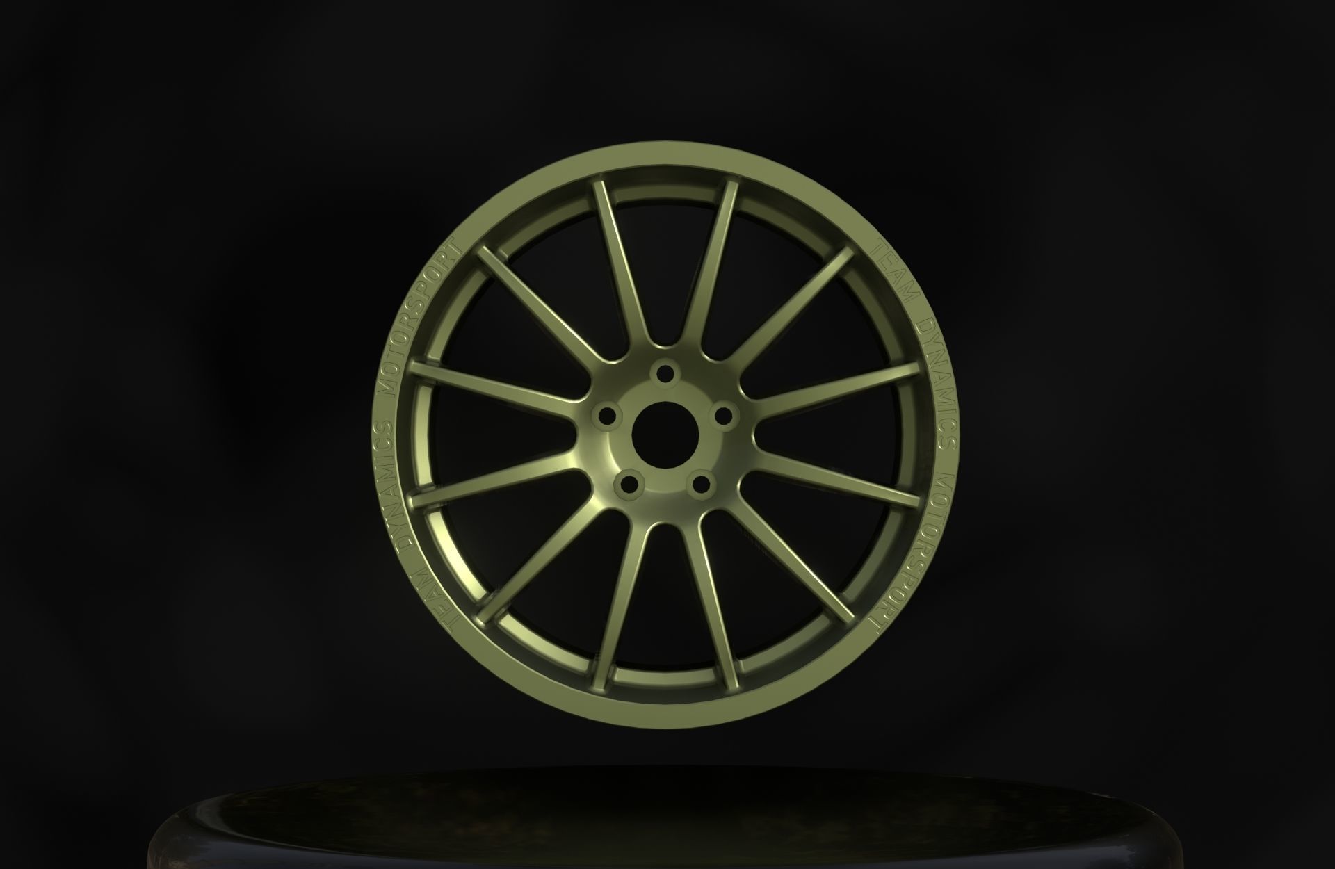 Team Dynamics Pro Race 1-2 - Wheels - Game Ready - Textured Low-poly 3D model_15