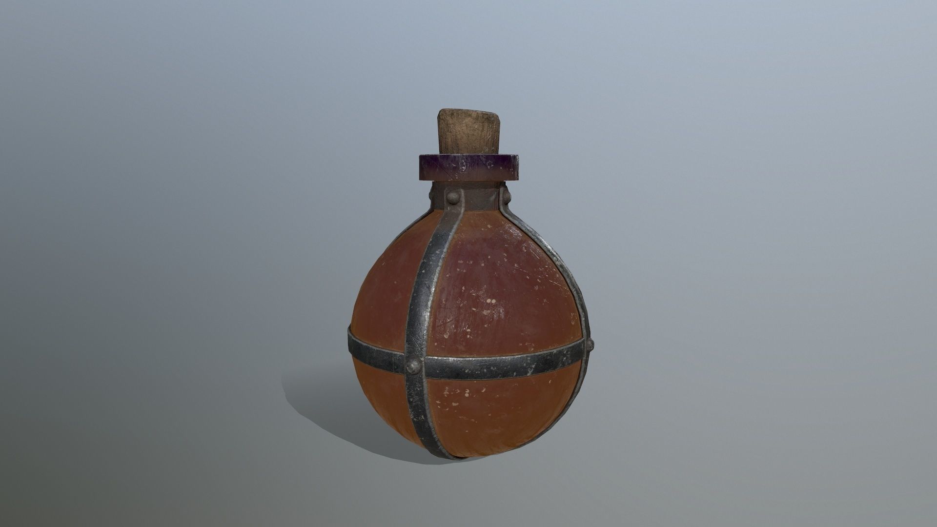 potion bottle   Low-poly 3D model_3