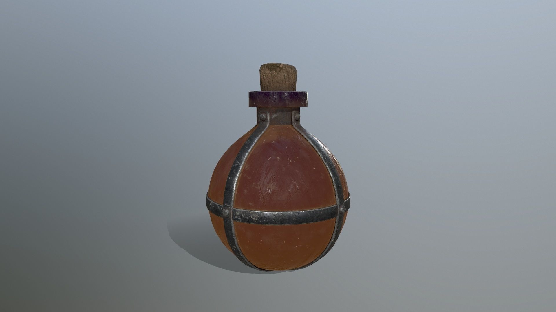 potion bottle   Low-poly 3D model_5