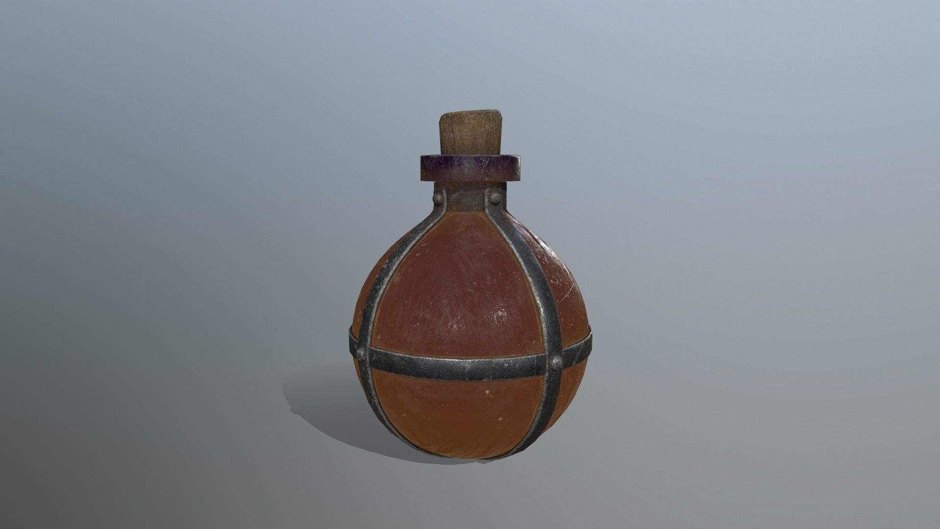 potion bottle   Low-poly 3D model_9