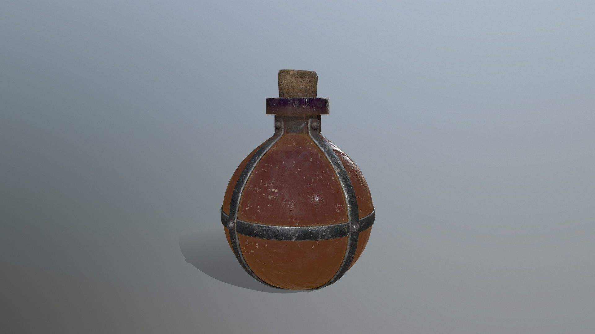 potion bottle   Low-poly 3D model_2