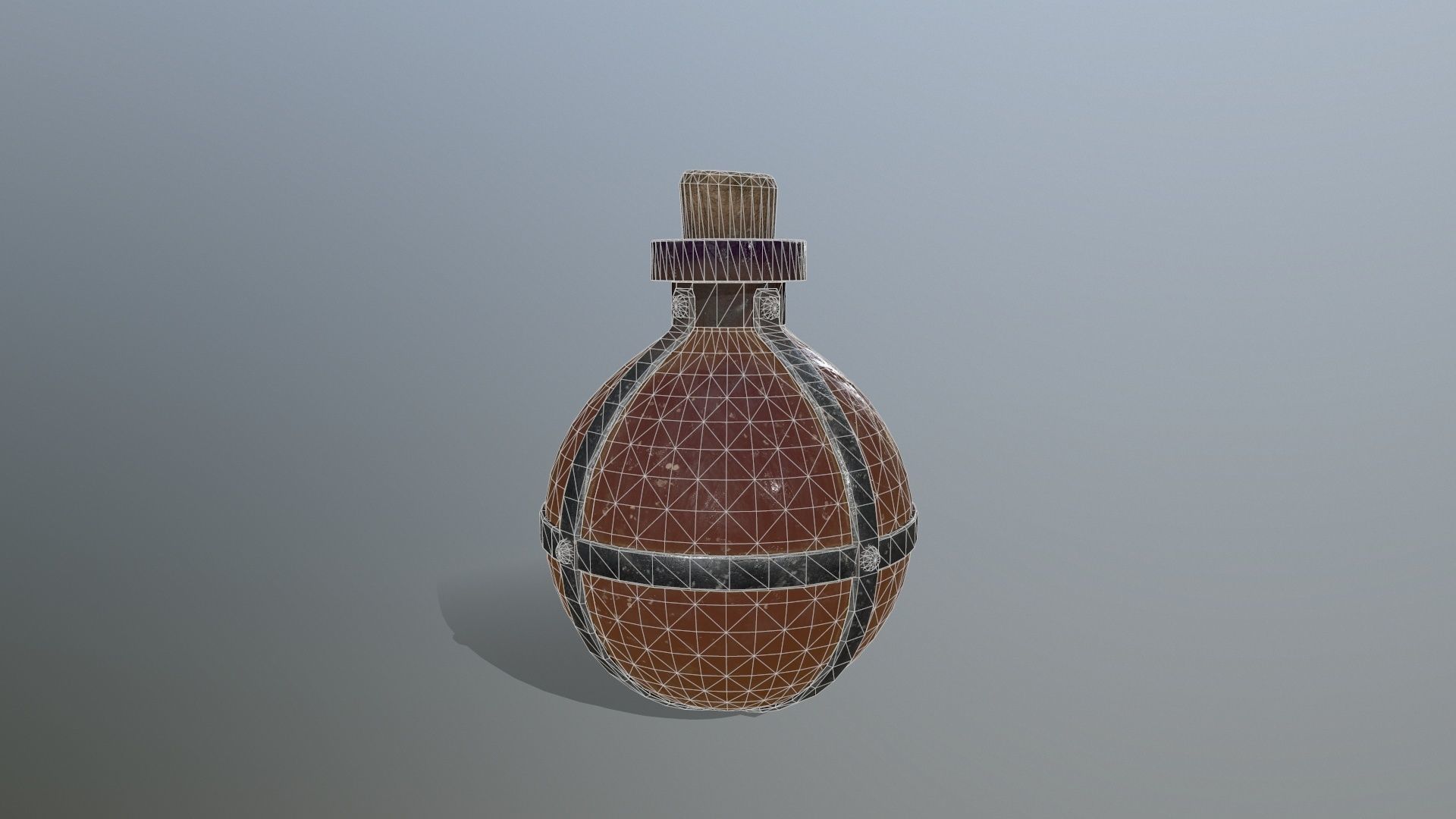 potion bottle   Low-poly 3D model_10