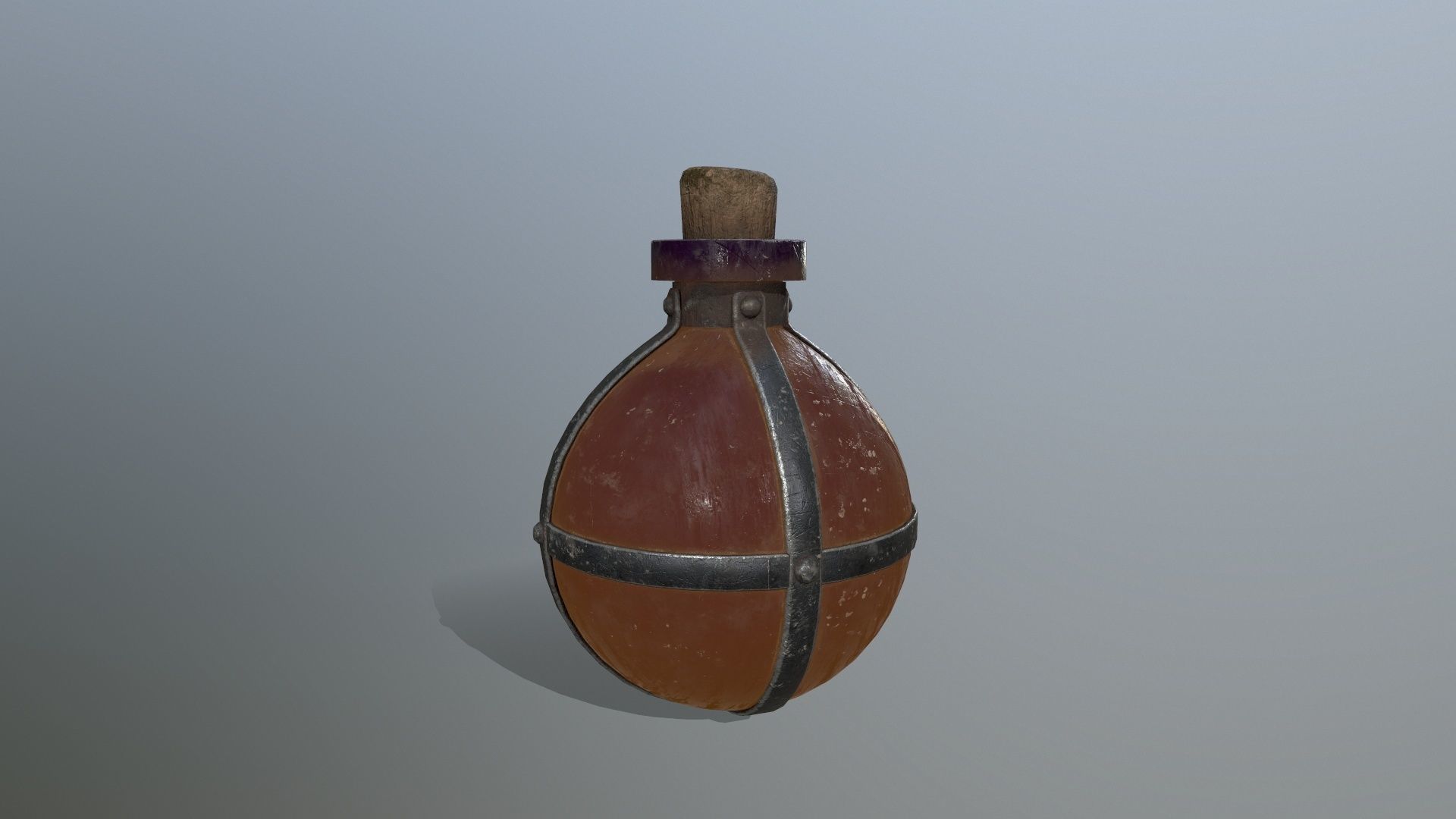potion bottle   Low-poly 3D model_4