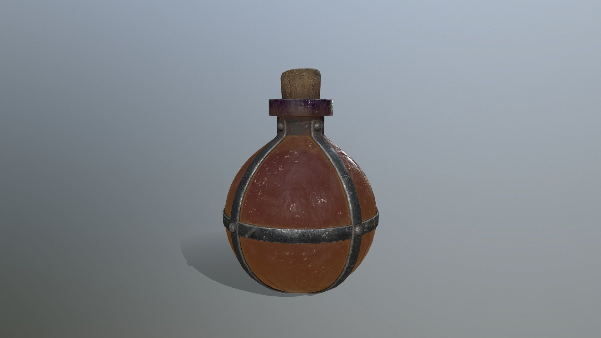 potion bottle   Low-poly 3D model_7