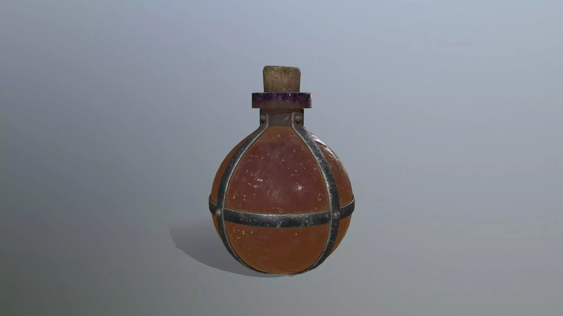 potion bottle   Low-poly 3D model_0