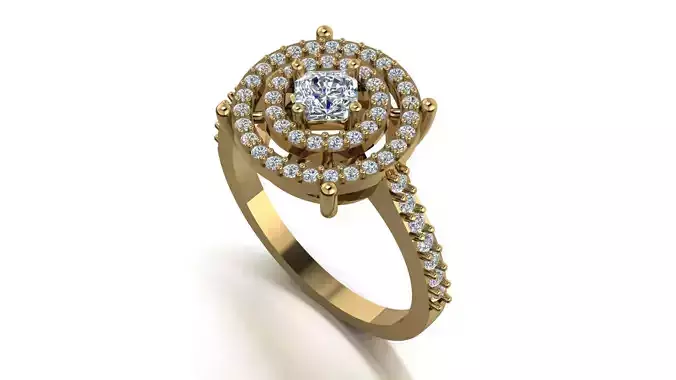 Diamond RIng 3d model printable model