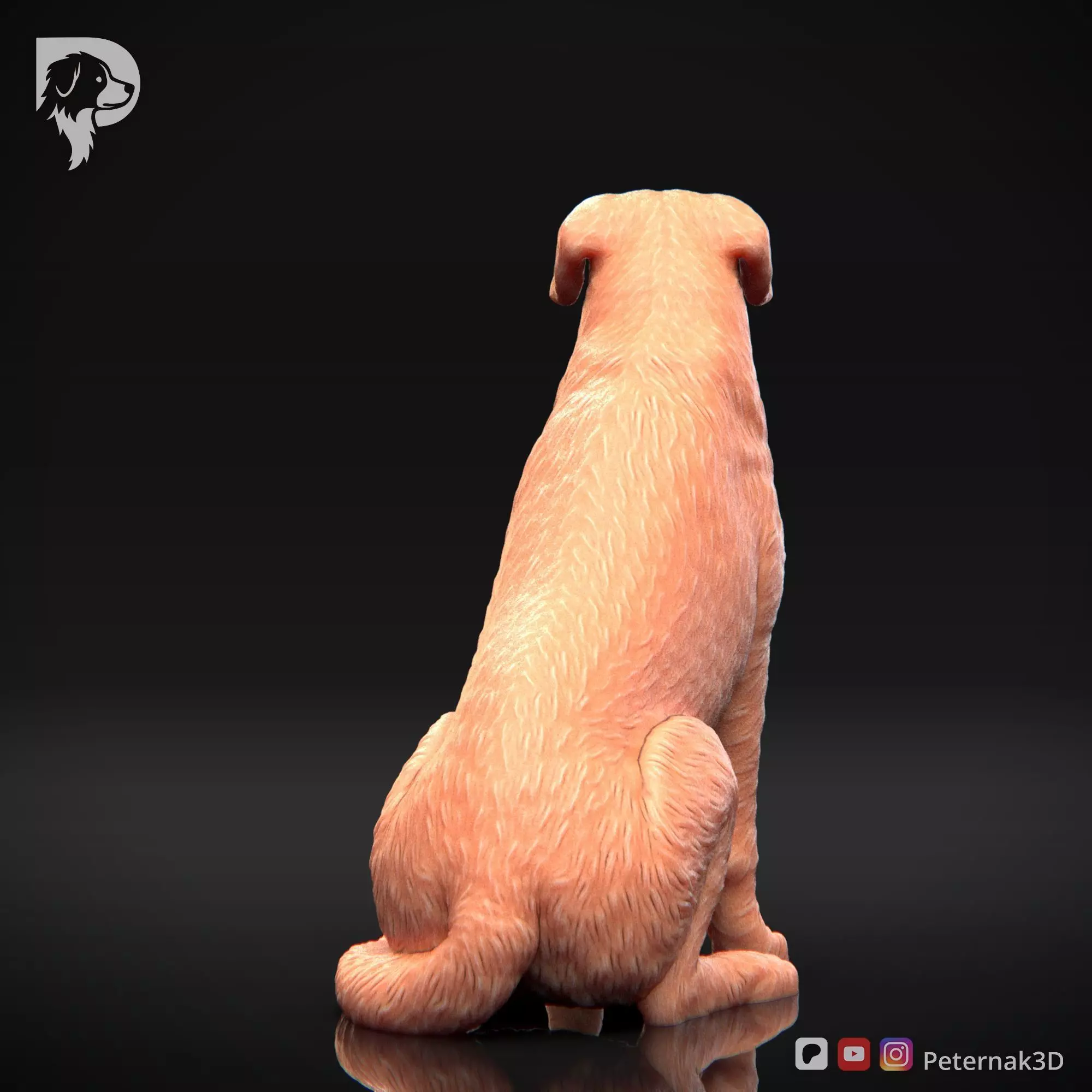 Dog 3D Print Model Beauceron Pose 05 Ready STL 3D print model_7