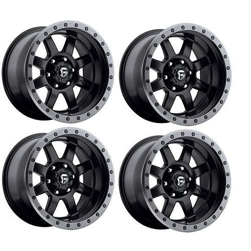 Fuel Assault Wheel Matte Black And Milled F150 Raptor 3D model 5