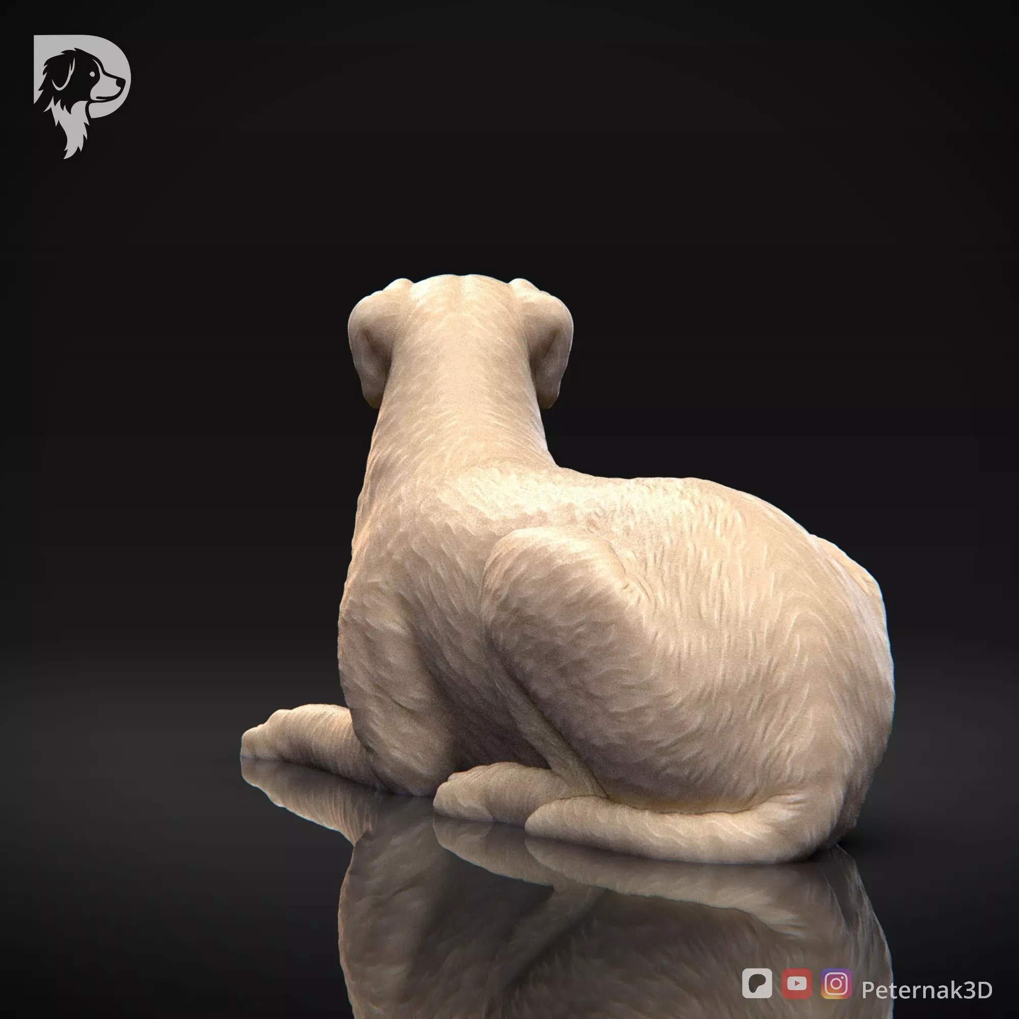 Dog 3D Print Model Boxer Dog Pose 09 Ready STL 3D print model_7