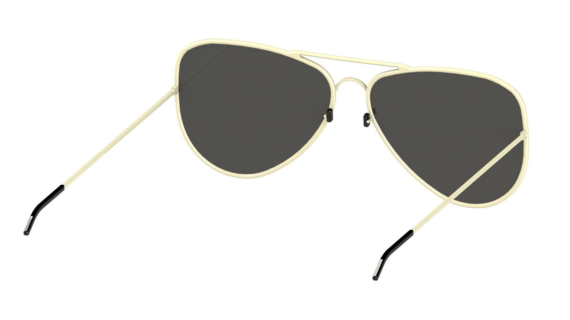 Aviator glasses 3D print model_1