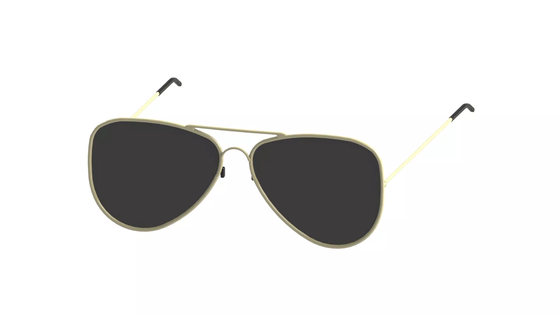 Aviator glasses 3D print model_0