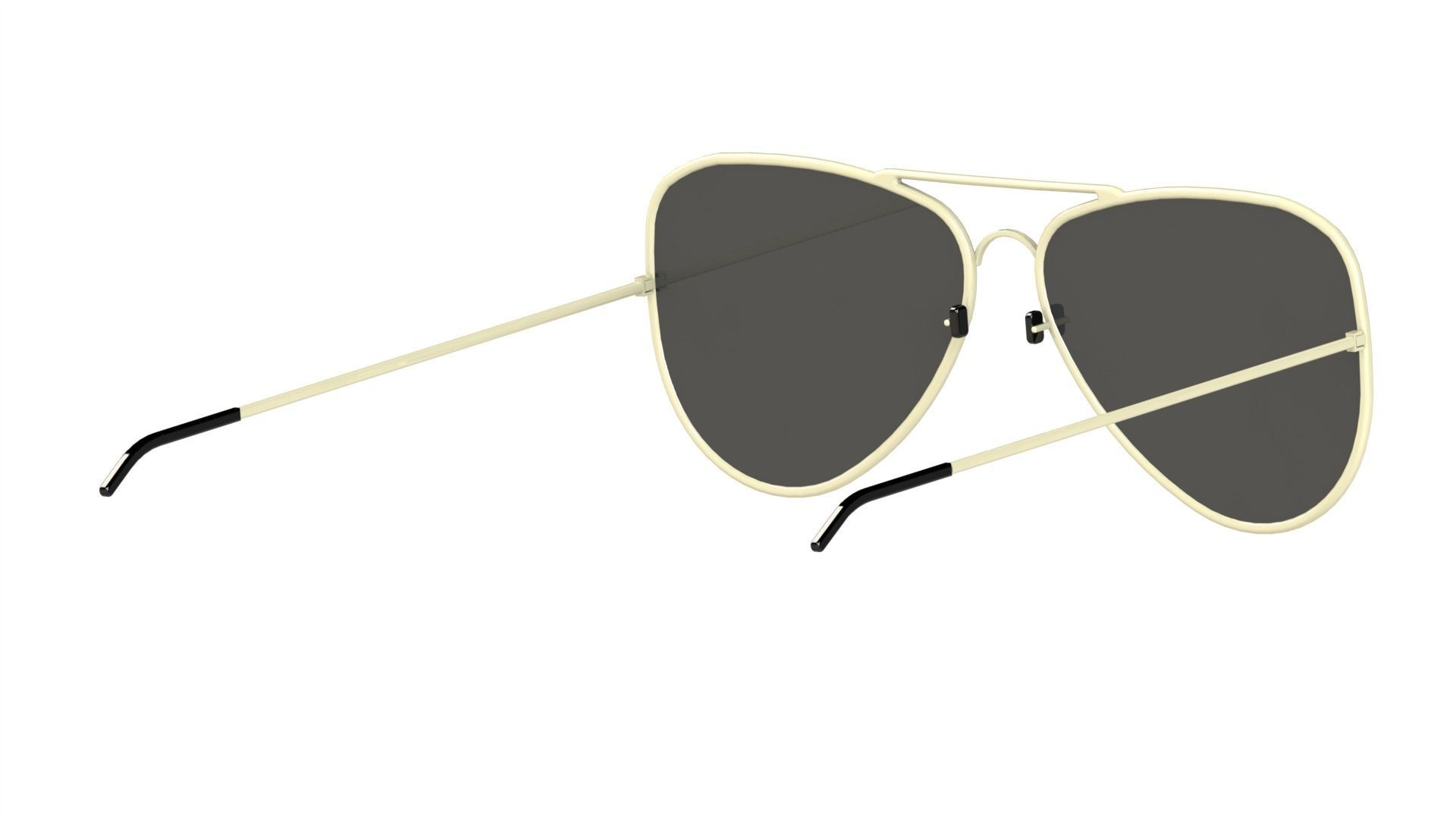 Aviator glasses 3D print model_4