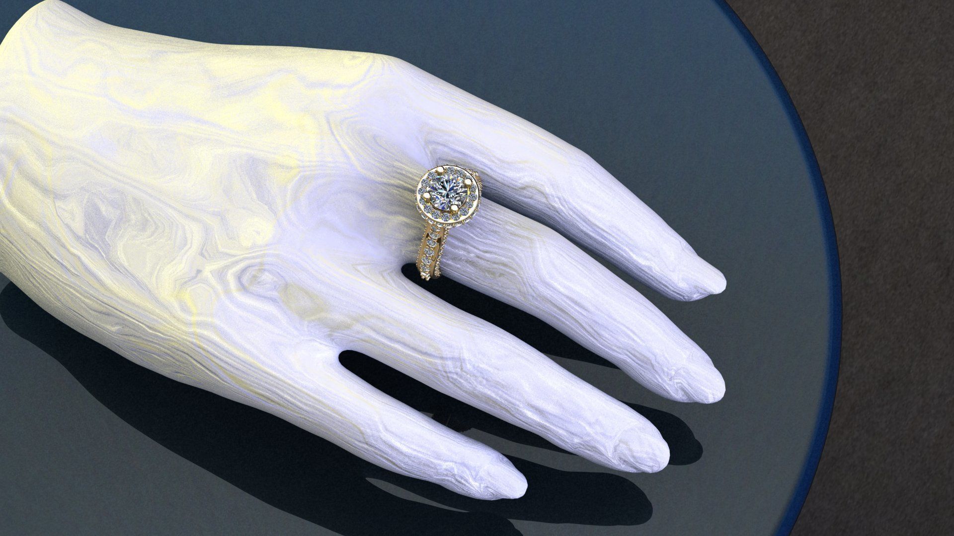 beauty ring 3D print model_4