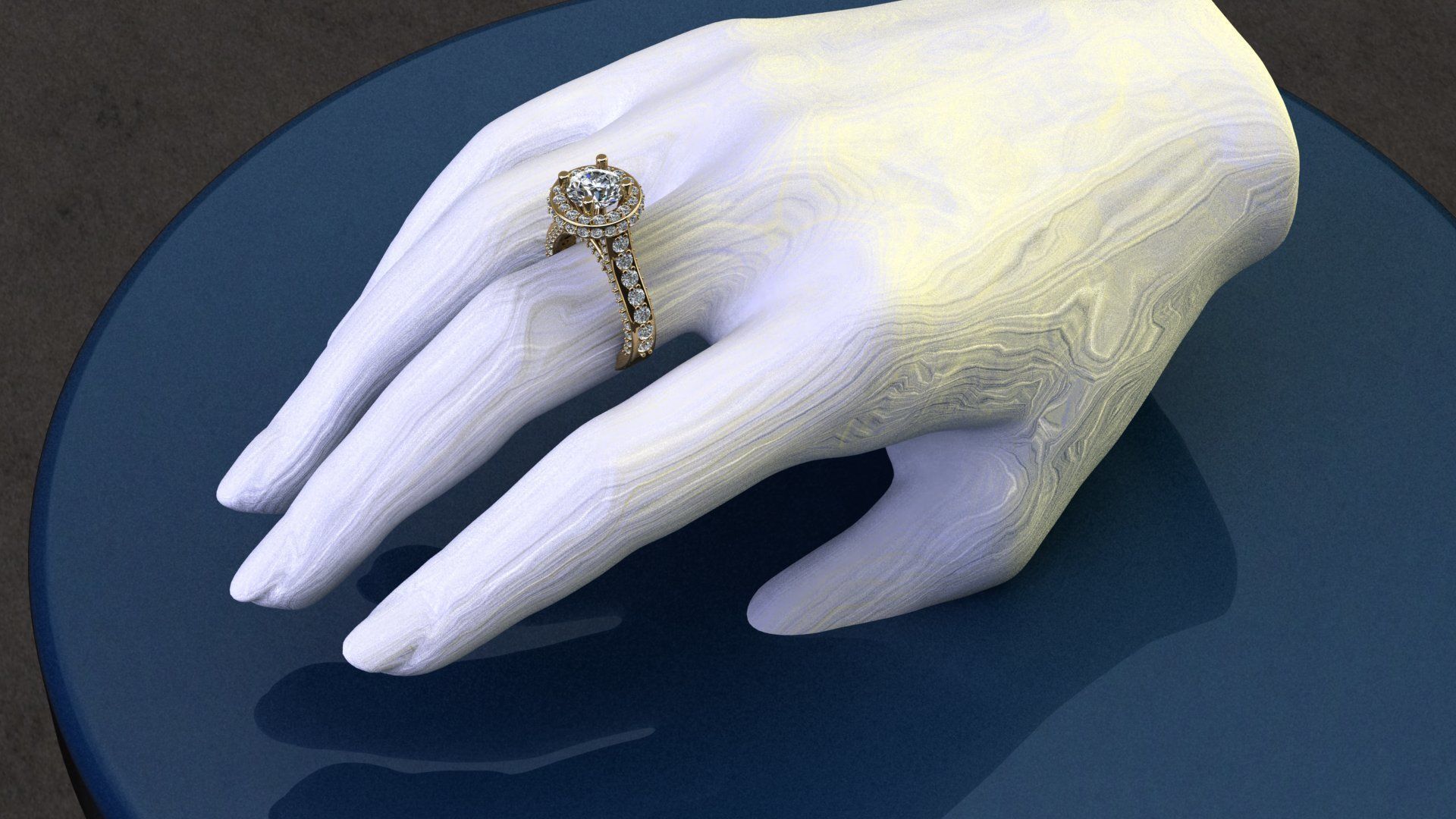 beauty ring 3D print model_3