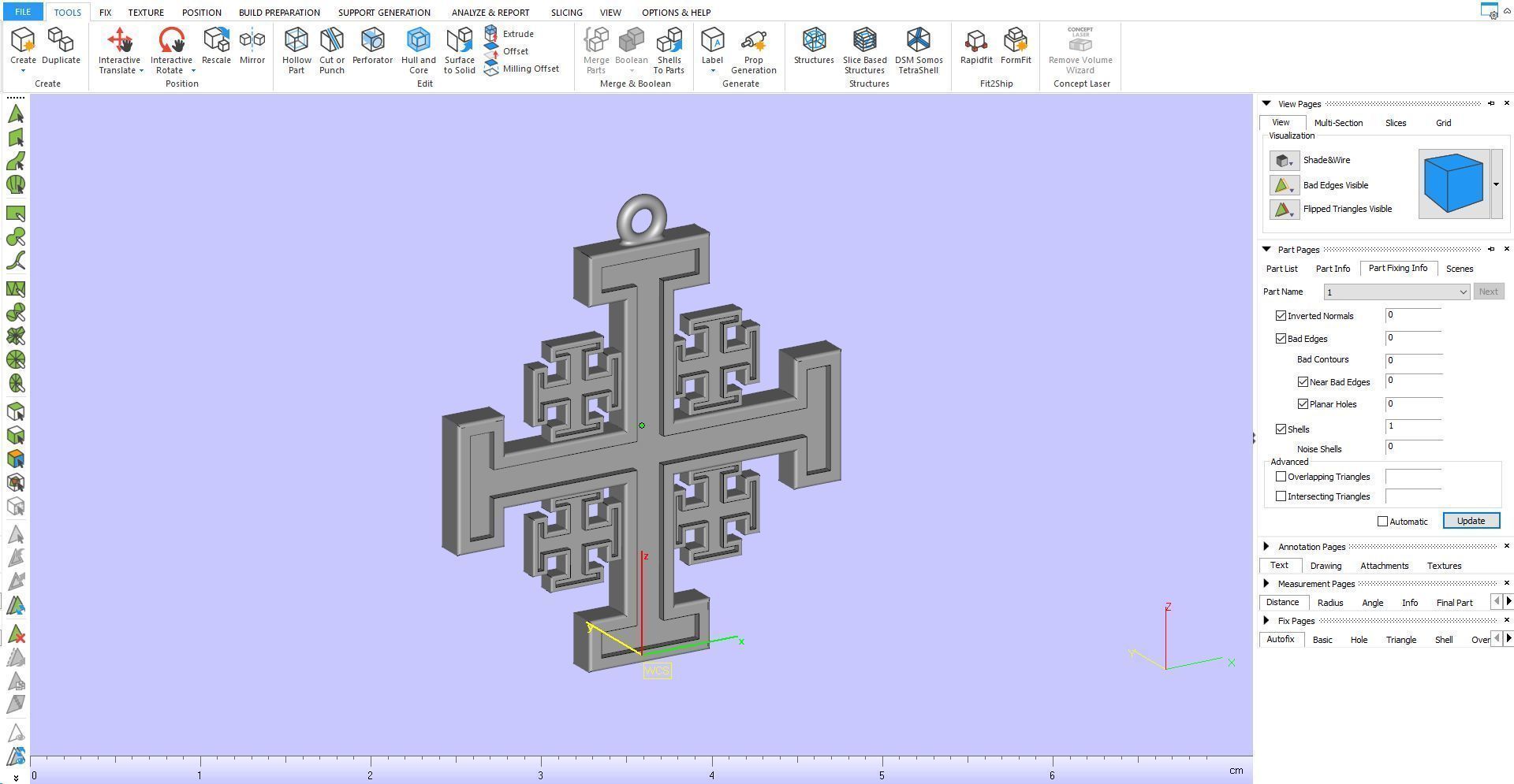 Jerusalem Cross 3D print model_12