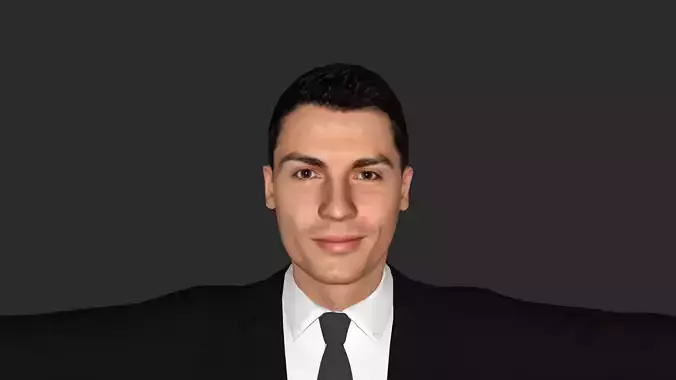Cristiano Ronaldo Hyper Realistic  Fully Rigged 3D Character