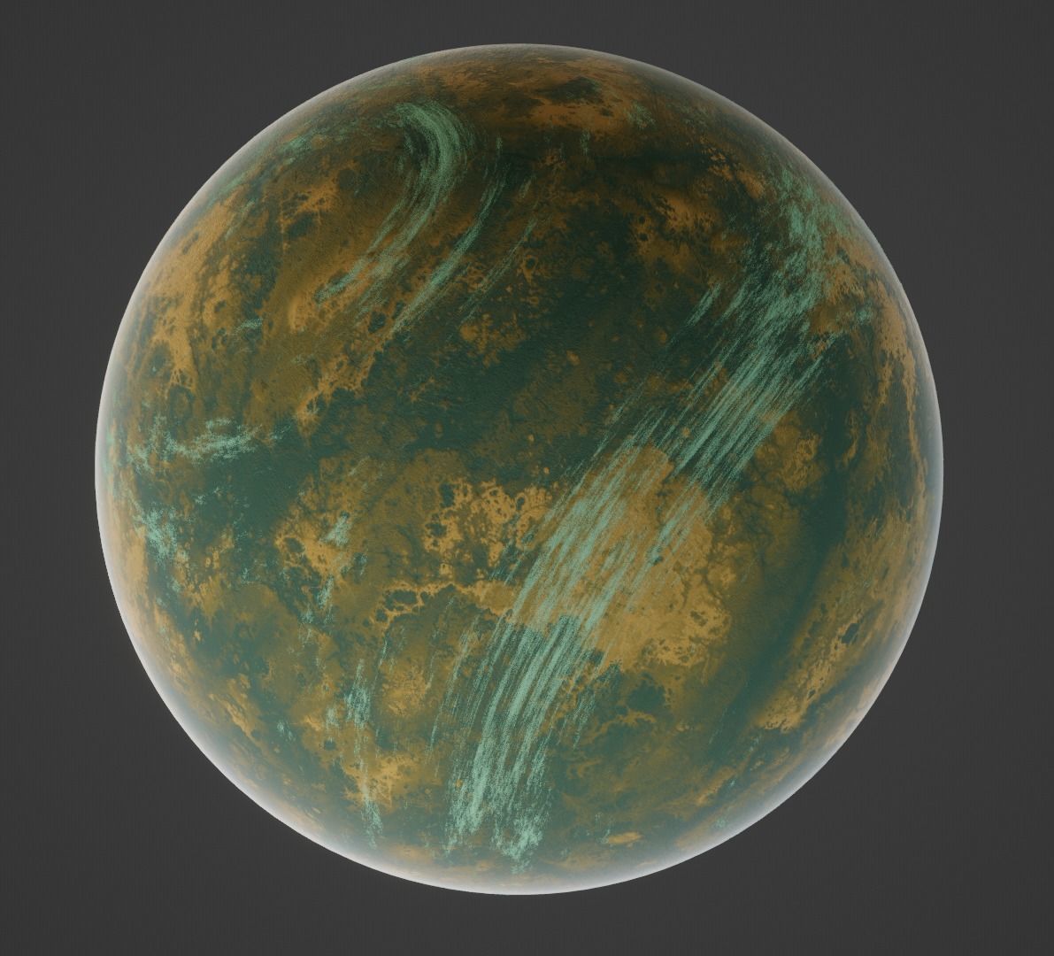 Planet Space Ready to game  Low-poly 3D model_10