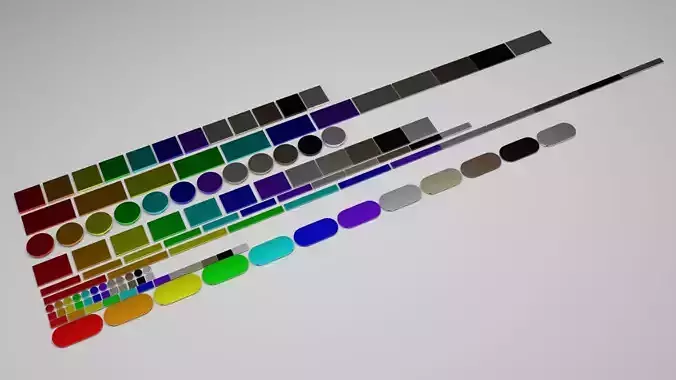 Metal Lego Tiles Set