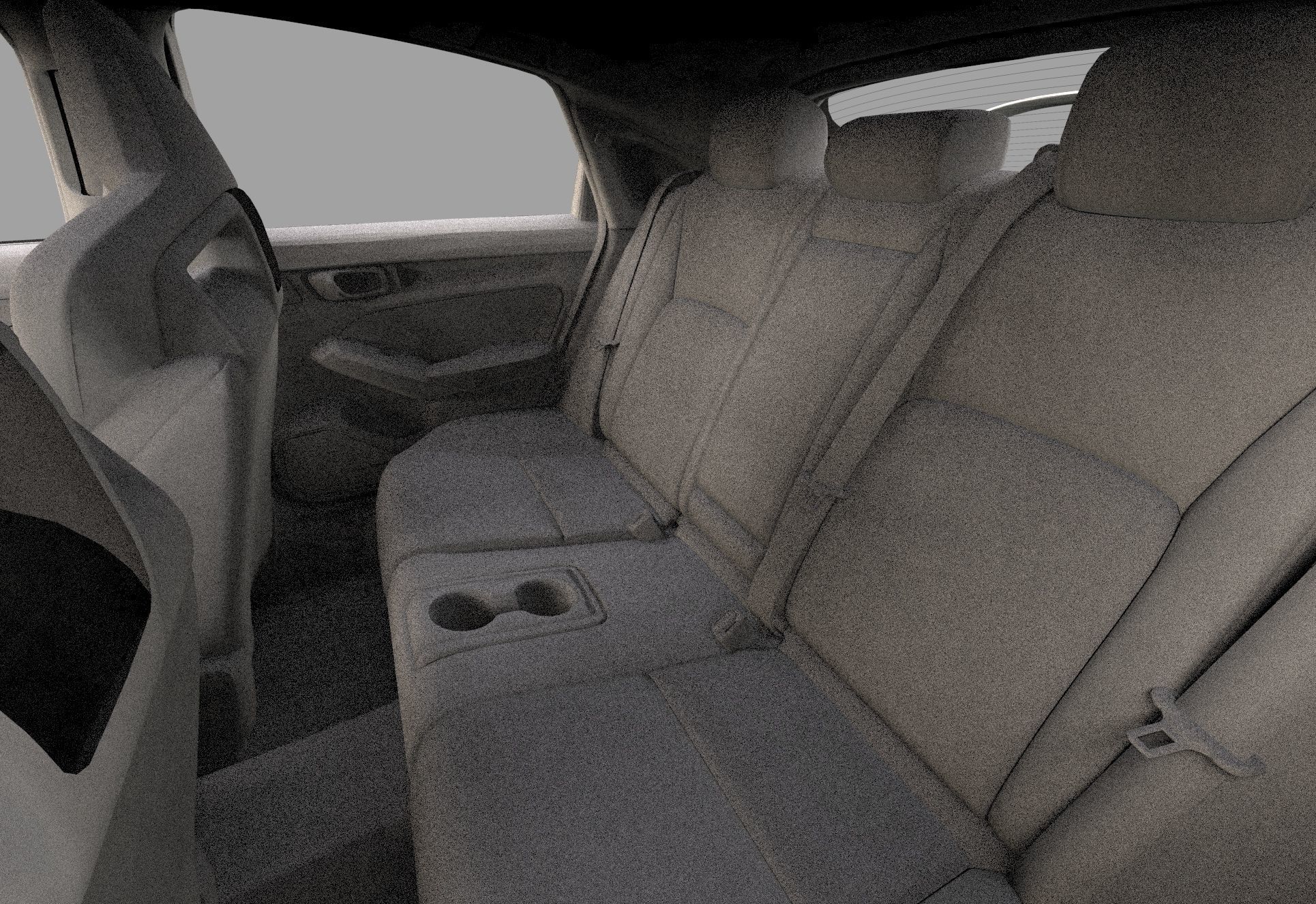 Honda Civic Type R 2022 HQ interior and Mugen bodykit 3D model_42