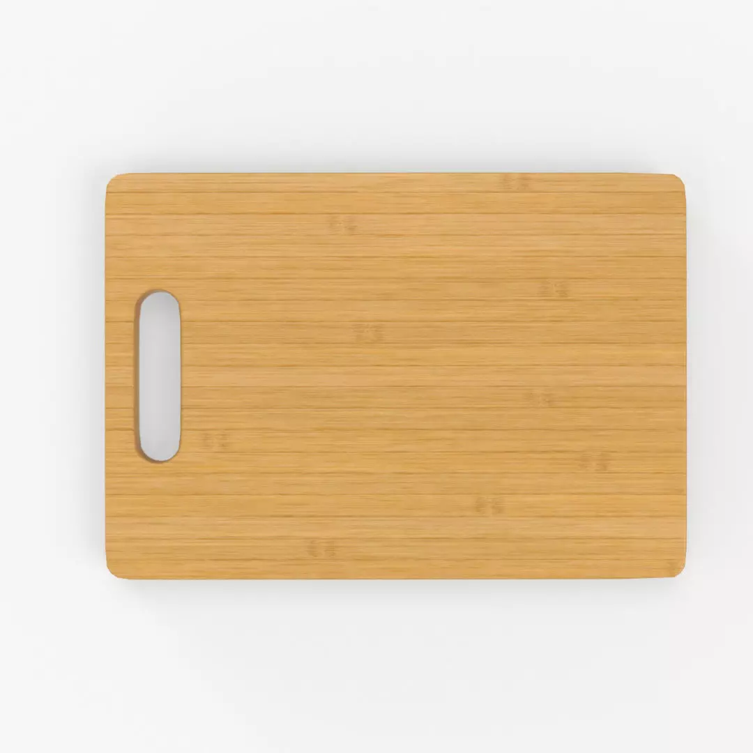 Chopping Board Low-poly 3D model_0