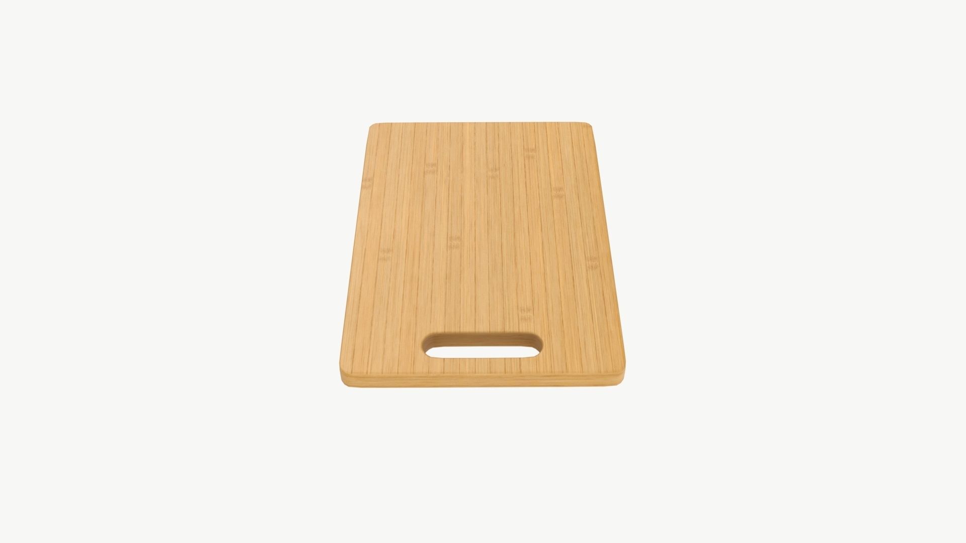 Chopping Board Low-poly 3D model_3