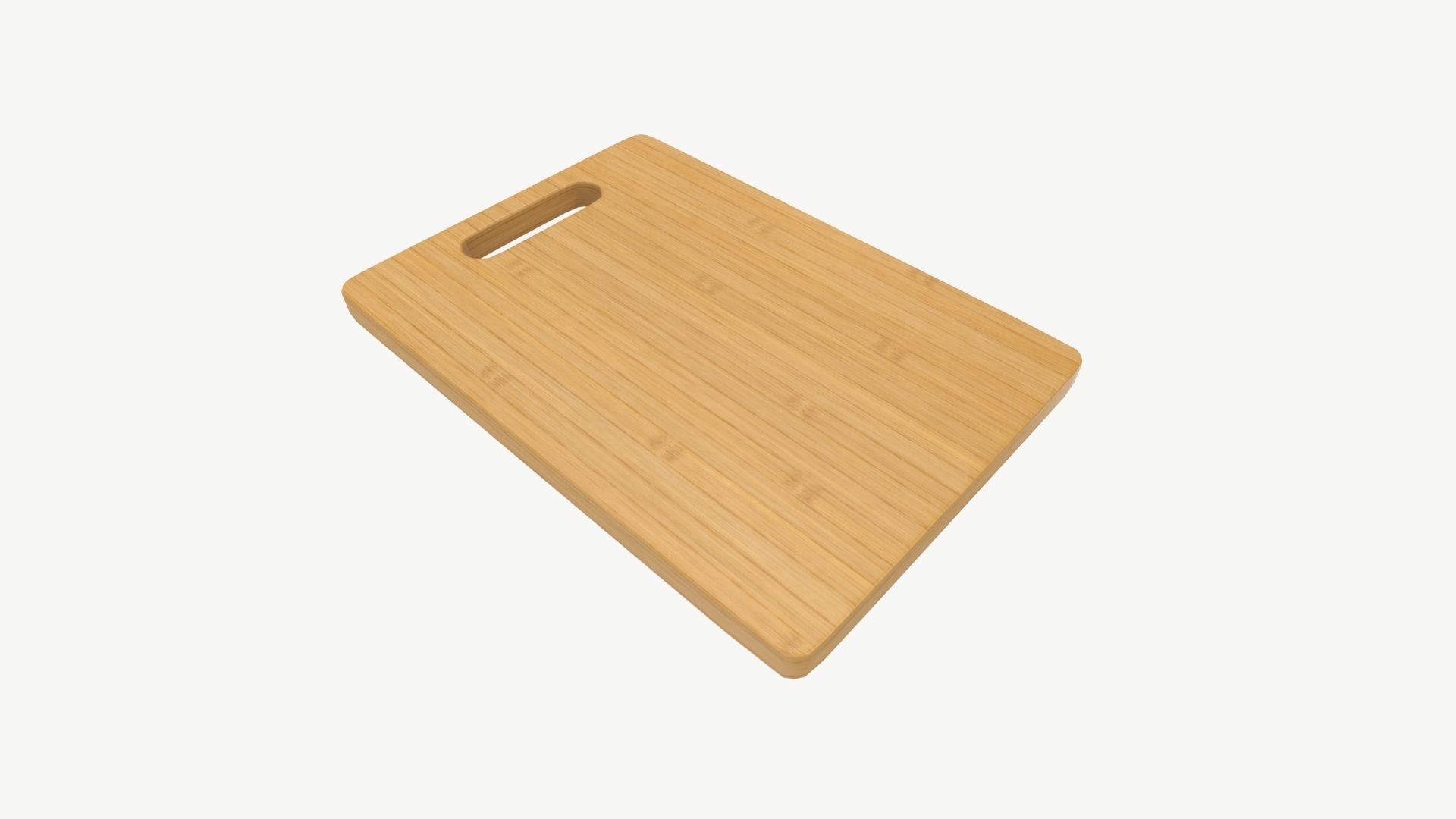 Chopping Board Low-poly 3D model_1