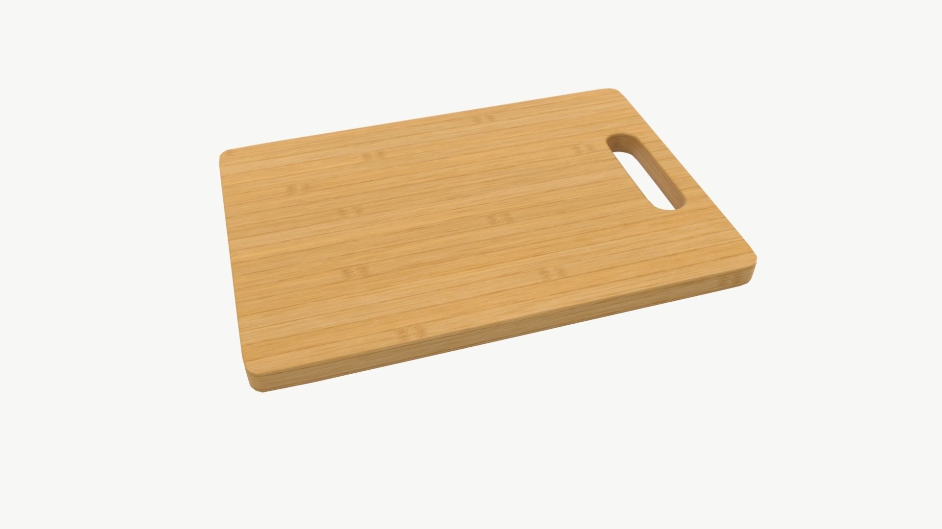 Chopping Board Low-poly 3D model_2