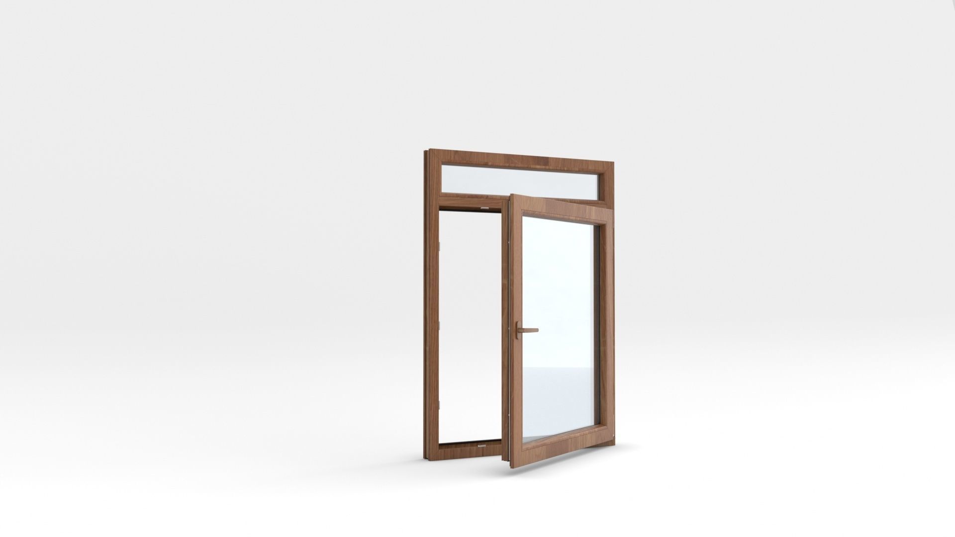 Adjustable and Rigged PVC Window 3D model_30