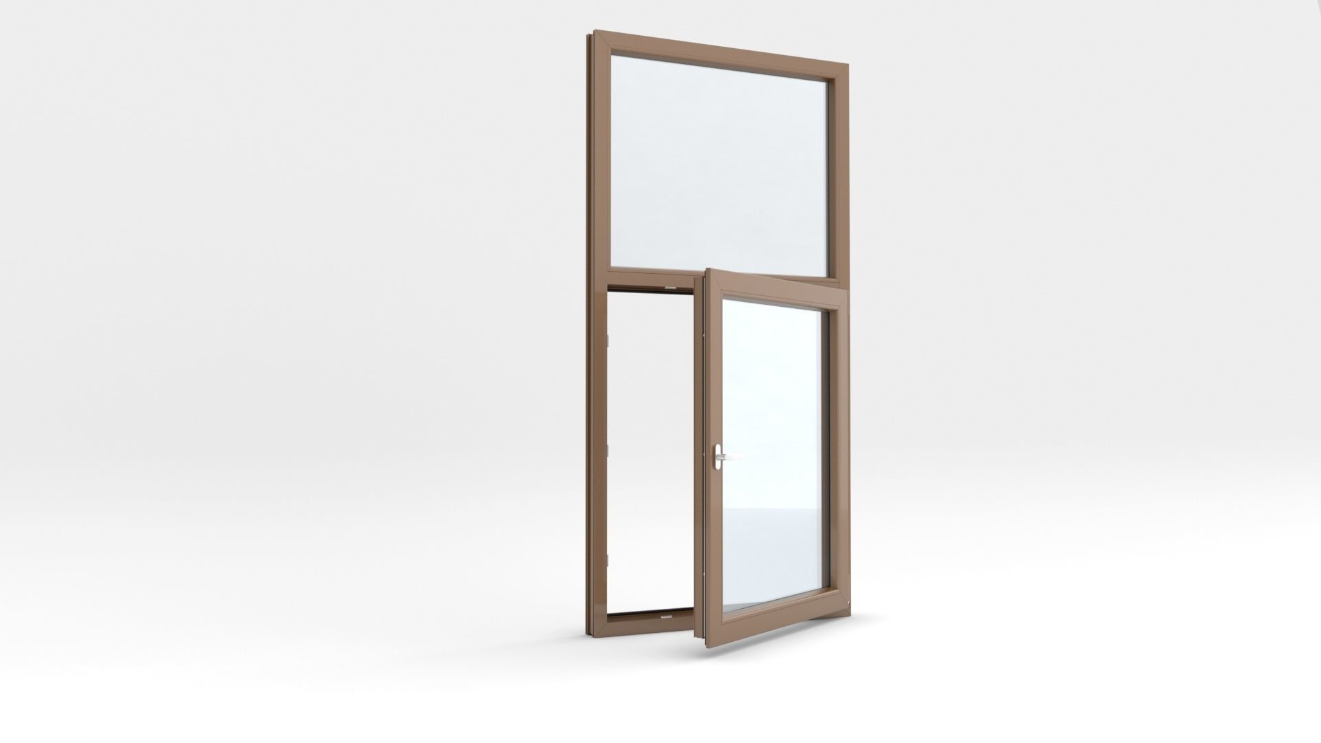 Adjustable and Rigged PVC Window 3D model_31