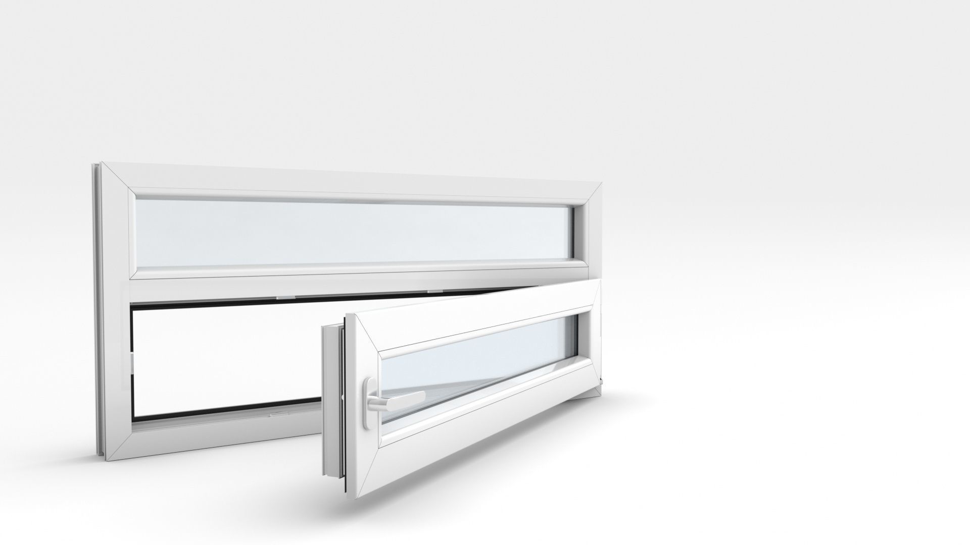 Adjustable and Rigged PVC Window 3D model_20