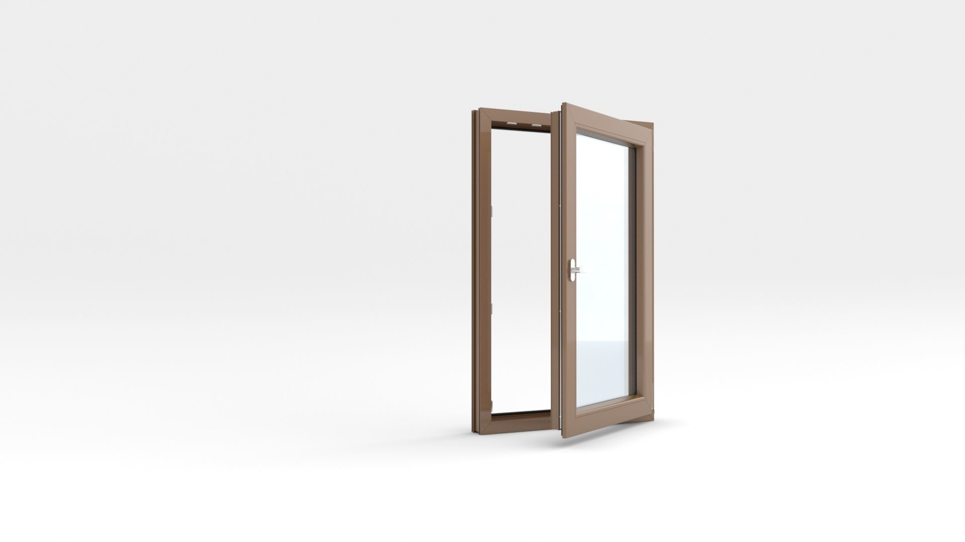 Adjustable and Rigged PVC Window 3D model_34