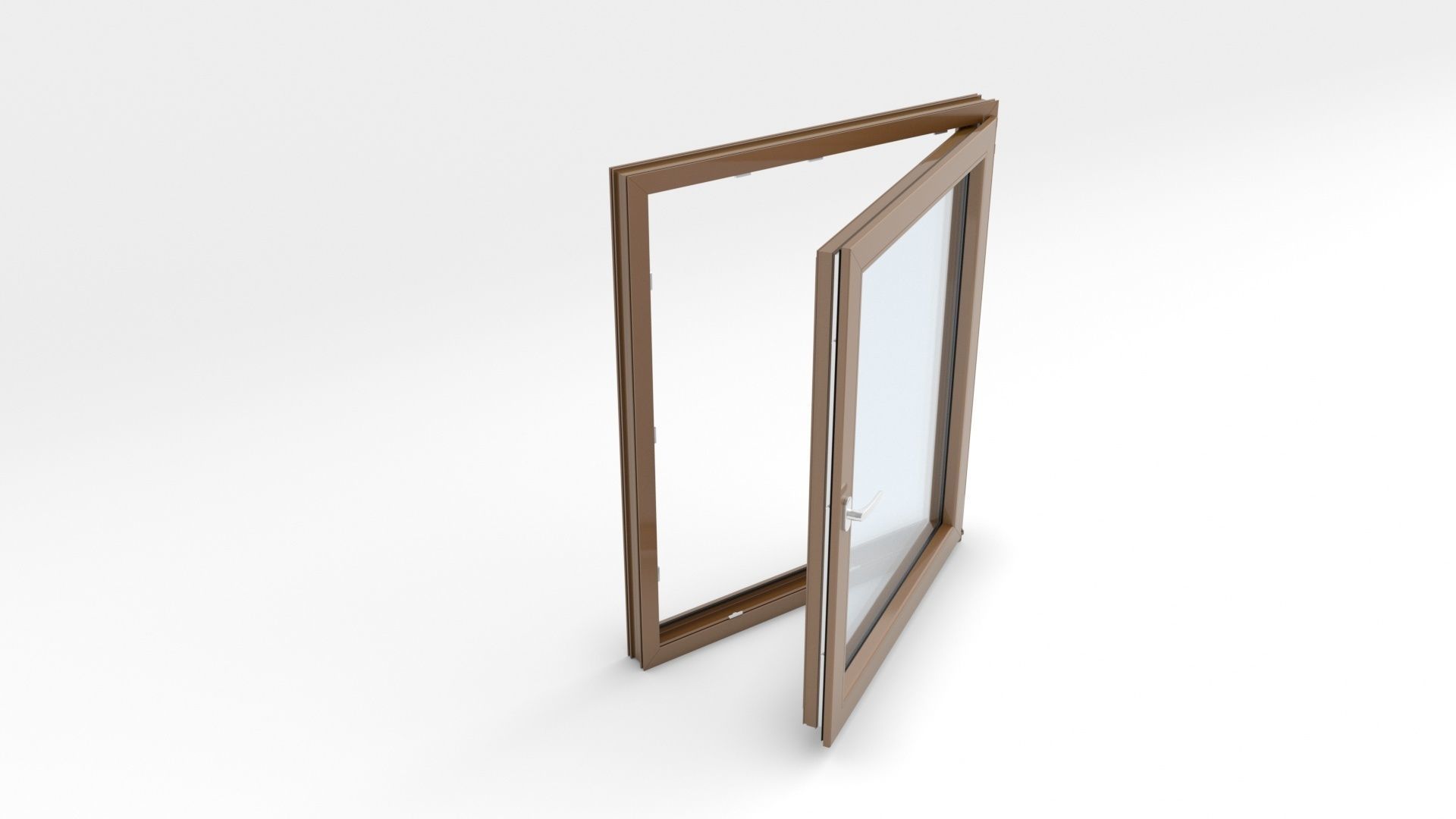 Adjustable and Rigged PVC Window 3D model_33