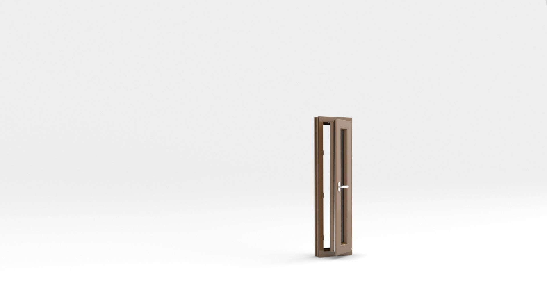 Adjustable and Rigged PVC Window 3D model_28